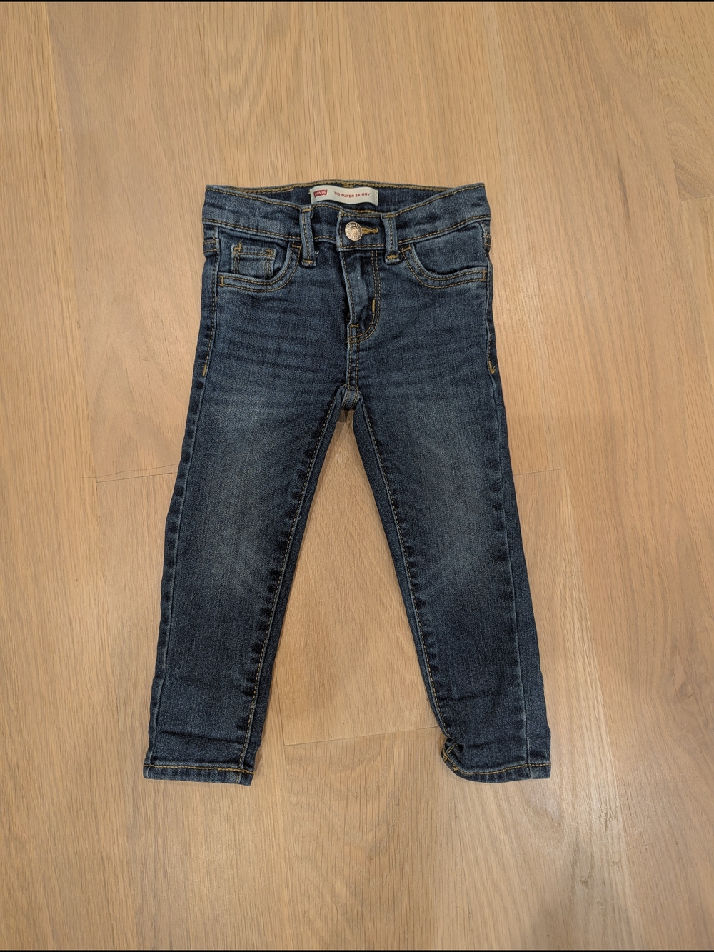 Levi's Girls Blue Slim Stretch Denim Jeans